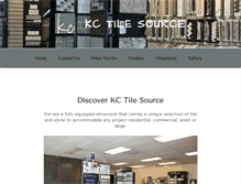 Tablet Screenshot of kctilesource.com